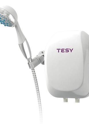 Проточный водонагреватель tesy с душевой лейкой 7,0 квт (tesy iwh 70 x02 ba h) 301662