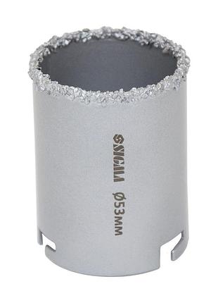 Коронка кольцевая с вольфрамовым напылением 53мм sigma (1512131)