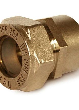 Муфта труба-внутрішня різь латунна dispipe bic25*1"(f)