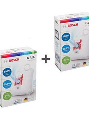 Набор мешков type g all bbz41fgall для пылесоса bosch 17000940