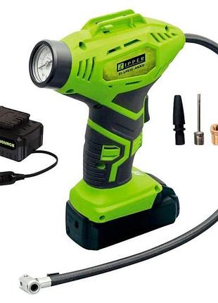 Акумуляторний насос-компрессор zipper zi-lpe20-akku