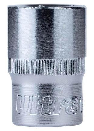 Насадка шестигранна коротка 1/2" 19мм crv ultra (6070192)