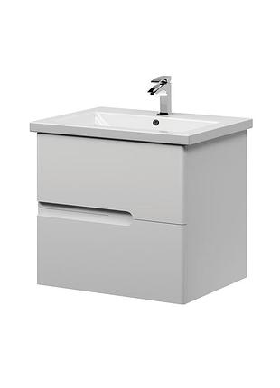 Тумба консольна grace 700 (білий глянець) з умивальником