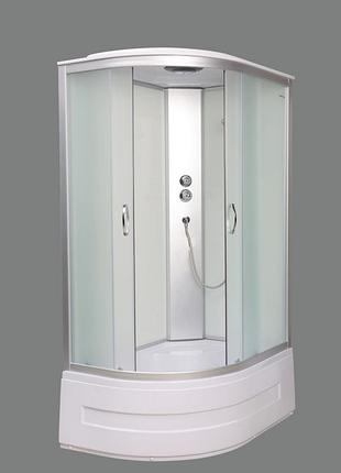 Гидромассажный бокс aquastream gls 120 white правосторонний / аквастрим гидромассажная кабина бокс