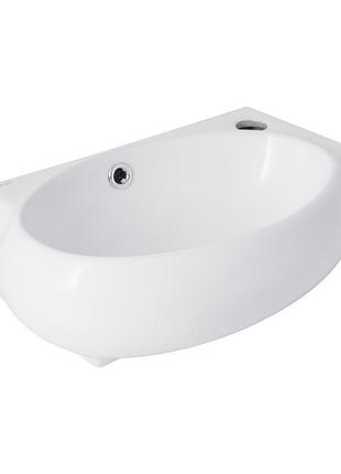 Раковина qtap leo 430x285x160 white qt11111008rw