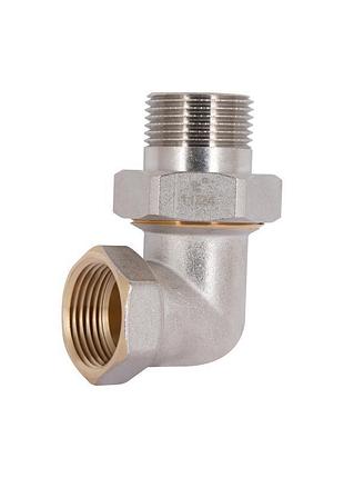 Сгон-американка thermo alliance standart 1"вн никель, угловой tas191w25