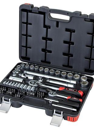 Набір насадок торцевих і біт 1/4", 1/2" 72шт crv taiwan ultra (6003112)