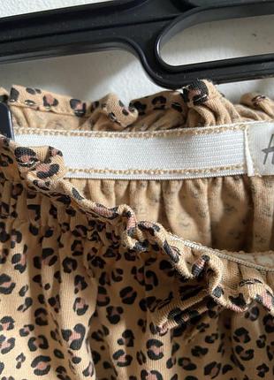Спідниця леопардова для дівчинки h&m, 92см 8