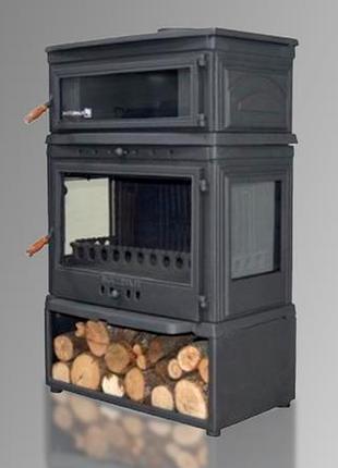 Печь-камин flame stove "fs-045st"/ флейм стов "фс-045ст" 13 квт 145 кг 700х480х1070мм