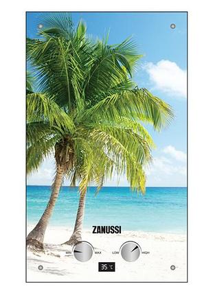 Колонка газовая zanussi gwh 10 fonte glass paradiso, нс-1077262