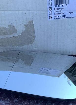 Зеркальный элемент зеркала заднего вида левого seat, skoda octavia 96-10 vag 1u1857521e оригинал новый