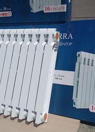 Радиатор чугунный santerra 500/80 10 секцій, 1" (без футорок)