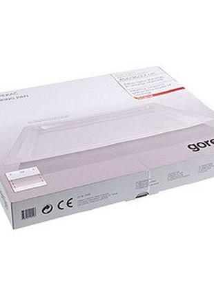 Противень стеклянная ac022 456x360x27mm для духовки gorenje 242137