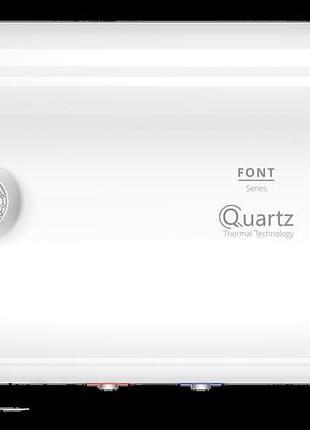 Накопичувальний горизонтальний бойлер quartz font 100л /накопичувач водонагрівач кварц