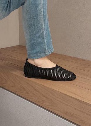 Плетені балетки zara