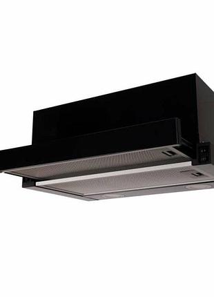 Витяжки вбудовані ventolux garda 50 bk (700) led 700 вт