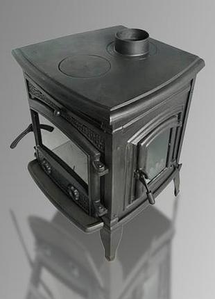 Печь-камин flame stove "fs-016yk"/ флейм стов "фс-016ук" 10 квт 126 кг 630х550х750мм