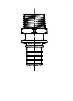 Переходник rautherm s с внешней резьбой 17/ 16 - r 1/2