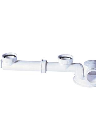 Сифон для двойной кухонной мойки espace 1½"×ø40мм wirquin (9542402)
