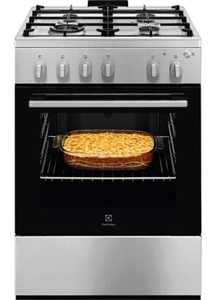 Плиты кухонные electrolux lkg600011x газовый нержавеющая сталь