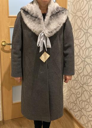 Пальто винтажное советское новое шерстяное винтаж ретро1 фото