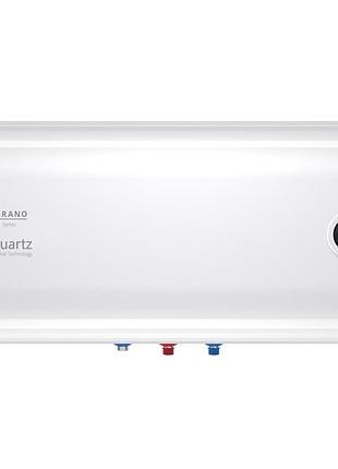 Нержавіючий горизонтальний плоский бойлер quartz mirano 80л / накопичувальний водонагрівач кварц