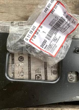 Кронштейн усилителя переднего бампера левый audi a4 b8 08-16 vag 8k0805499 оригинал новый