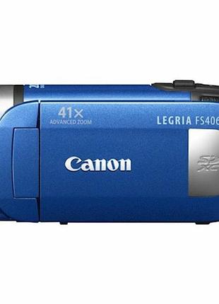 Відеокамери canon legria fs406 blue