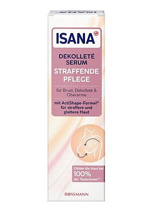 Сироватка для тіла isana dekolleté serum.