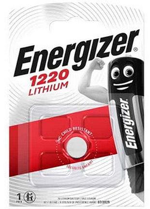 Батарейка energizer 1220 (cr1220) lithium 3v блистер 1 шт
