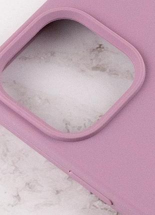 Чохол silicone case full protective (aa) для apple iphone 14 (6.1") ліловий / lilac pride 4