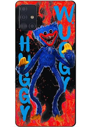 Чехол силиконовый бампер для samsung a51 с рисунком huggy wuggy хагги вагги