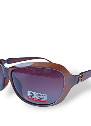Очки солнцезащитные поляризованные женские в роговой оправе polar eagle polarized pe09550_c4