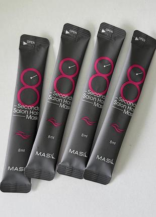 Маска у стіку masil 8 seconds salon hair mask з ефектом ламінування волосся