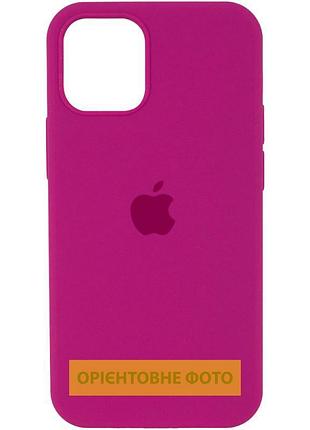 Чехол silicone case full protective (aa) для apple iphone 17 pro (6.3") малиновый / dragon fruit
