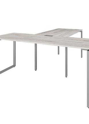 Офісний стіл керівникаloft details kb180 сірий каркас 180см * 70см, сосна лофт, 36мм