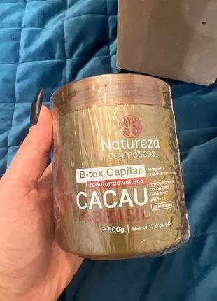 Гарячий ботокс для волосся ботокс natureza btox cacau 500 мл