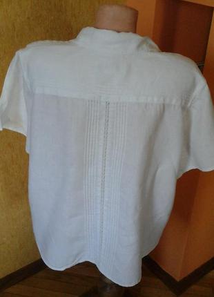 Белая льняная рубашка фирмы orvis3 фото