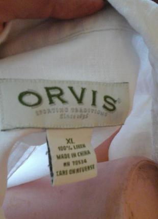 Белая льняная рубашка фирмы orvis4 фото