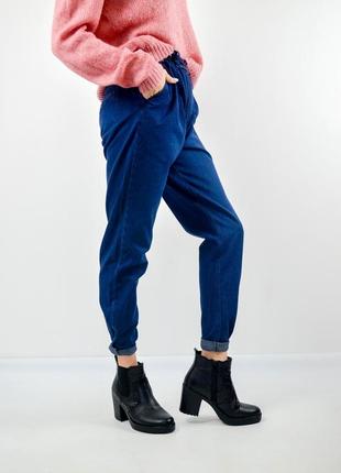 Cheap monday легкие брюки на высокой посадке, джинсы на высокой талии, чиносы2 фото