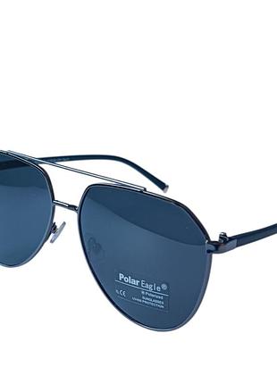 Очки солнцезащитные поляризованные серые авиатор polar eagle polarized pe0306_c03