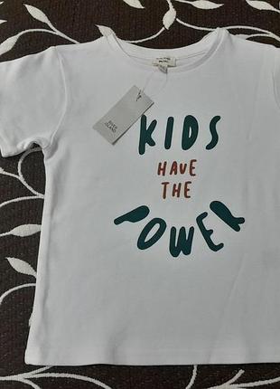 Футболка 100% хлопок на девочку 2-3 лет, фирмы river island