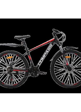 Crossbike велосипед crossbike compass 27.5" 17" черный-красный