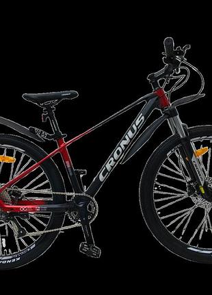 Велосипед cronus hurricane 27.5" 15.5" чорний-червоний