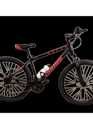 Cross велосипед cross focus 27.5" 17" черный-красный