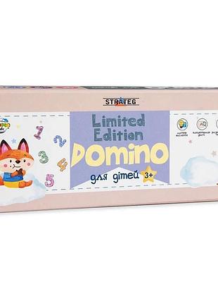 Детская настольная игра "домино limited edition" 28 карточек 3+