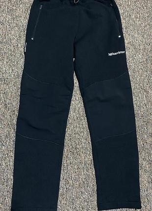 Теплые флисовые брюки мужские(трекинговые) karrimor (оригинал) р-s/m