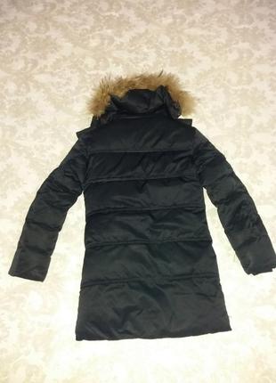 Парка куртка подовжена стильна єнот