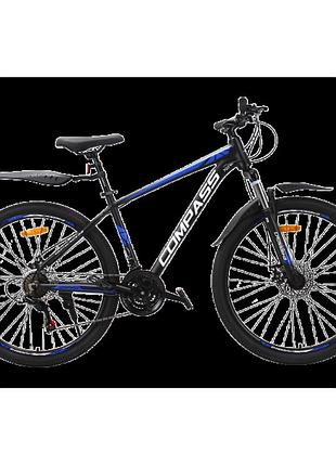 Crossbike велосипед crossbike compass 27.5" 17" черный-синий