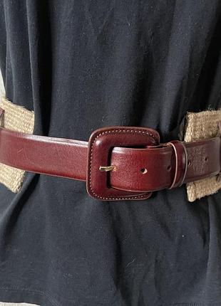 Ремінь zara шкіряний